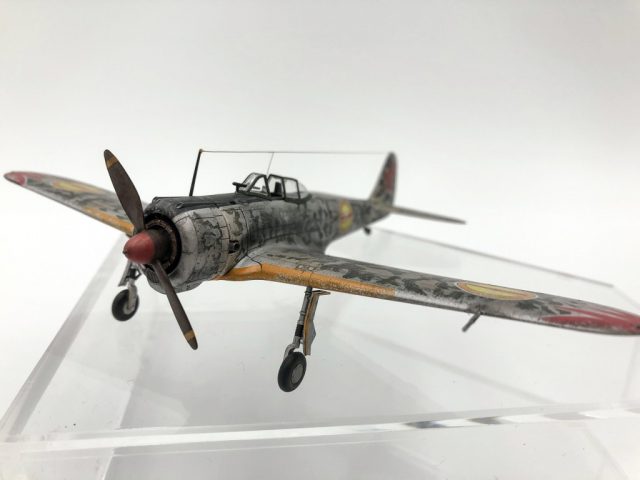 モデルグラフィックスのマガジンキット「一式戦闘機隼一型（キリエ機）」完成画像